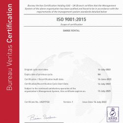 Cashman Equipment Corp. Awarded ISO 9001:2015 Certification